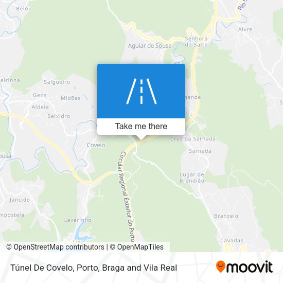 Túnel De Covelo mapa