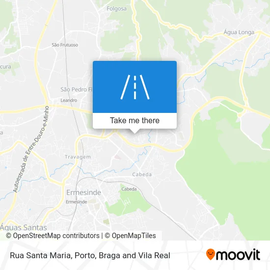 Rua Santa Maria map
