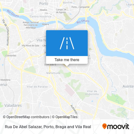 Rua De Abel Salazar mapa