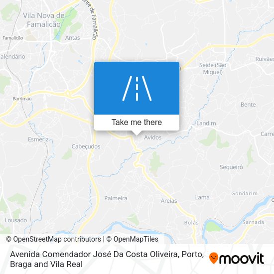 Avenida Comendador José Da Costa Oliveira mapa