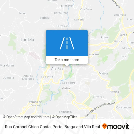 Rua Coronel Chico Costa map