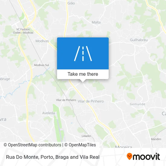 Rua Do Monte map