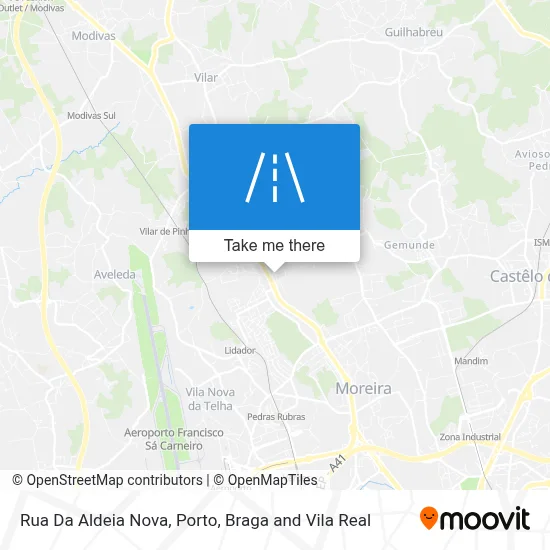Rua Da Aldeia Nova map