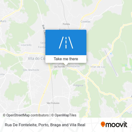 Rua De Fonteleite mapa