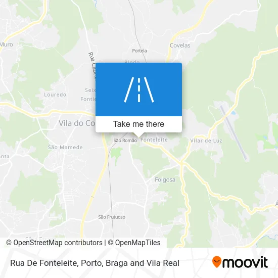 Rua De Fonteleite map