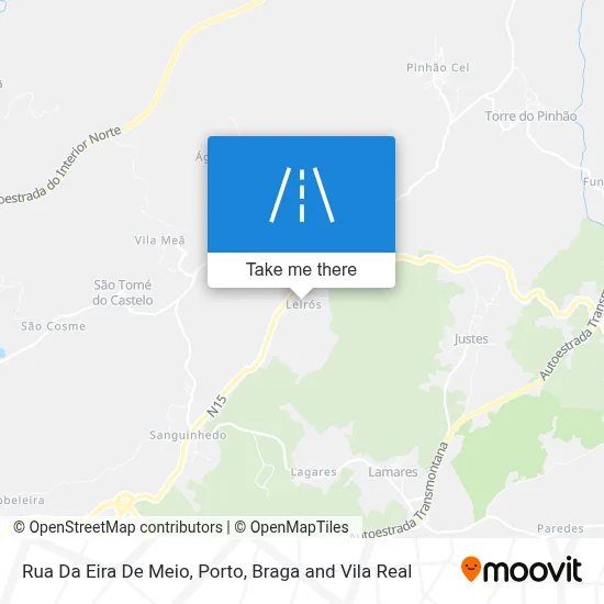 Rua Da Eira De Meio map