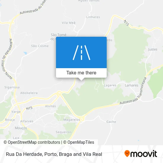 Rua Da Herdade map
