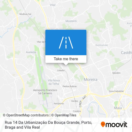 Rua 14 Da Urbanização Da Bouça Grande map