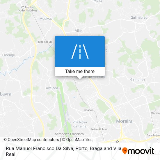 Rua Manuel Francisco Da Silva mapa