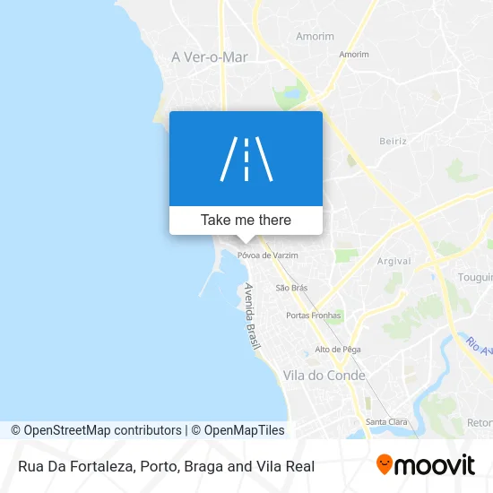 Rua Da Fortaleza map