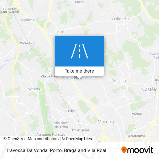 Travessa Da Venda mapa