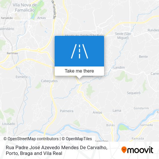 Rua Padre José Azevedo Mendes De Carvalho mapa