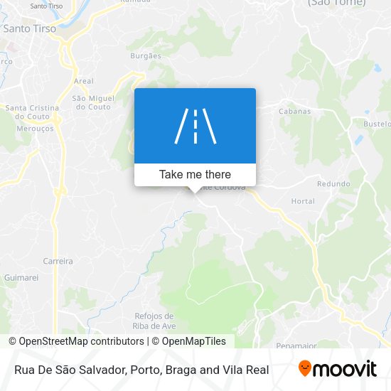Rua De São Salvador mapa