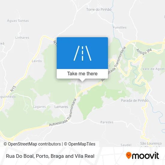 Rua Do Boal map