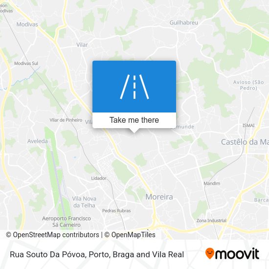 Rua Souto Da Póvoa mapa