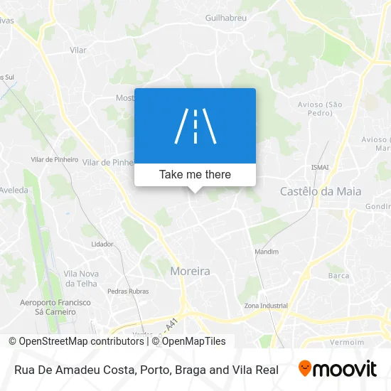 Rua De Amadeu Costa map