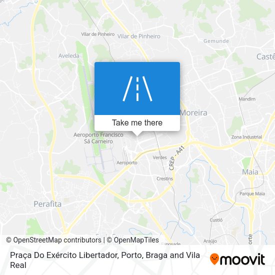 Praça Do Exército Libertador mapa