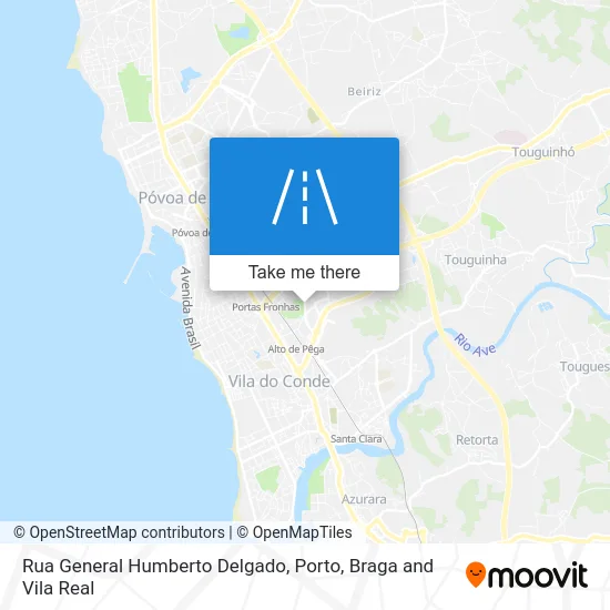 Rua General Humberto Delgado map