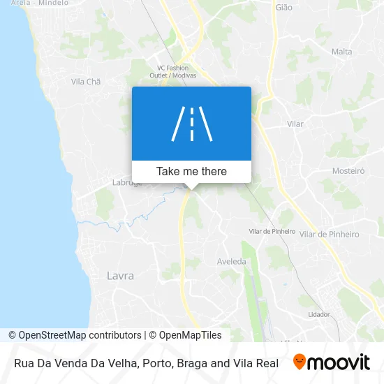 Rua Da Venda Da Velha map