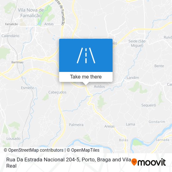 Rua Da Estrada Nacional 204-5 map