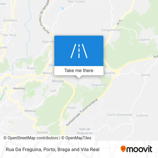 Rua Da Fraguina map