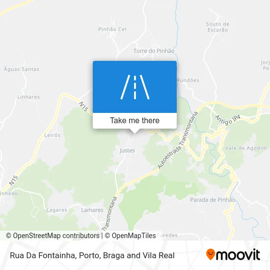 Rua Da Fontainha map