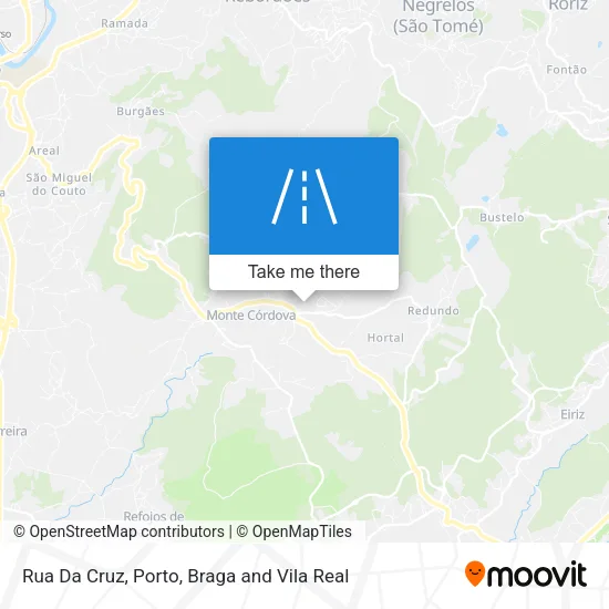 Rua Da Cruz map