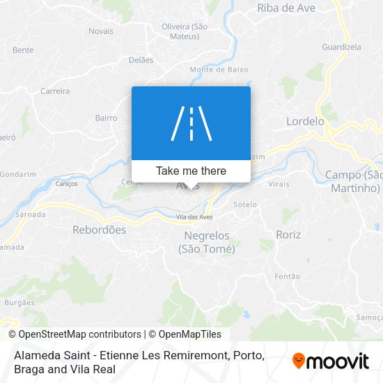 Alameda Saint - Etienne Les Remiremont map