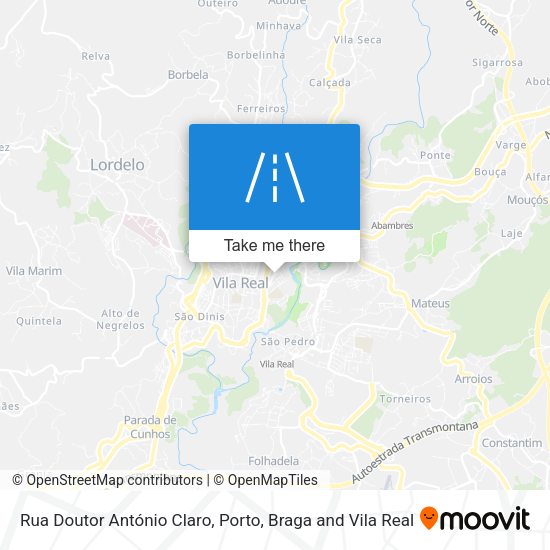 Rua Doutor António Claro map
