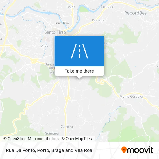 Rua Da Fonte map