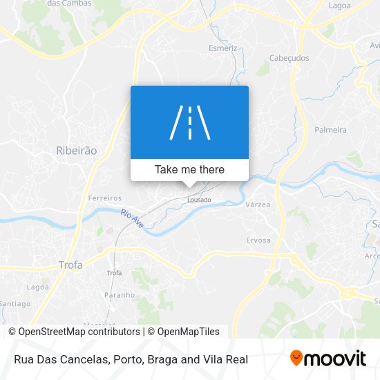 Rua Das Cancelas map