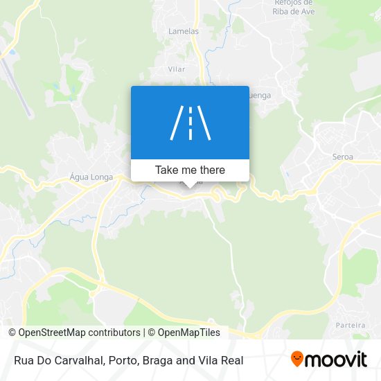 Rua Do Carvalhal mapa