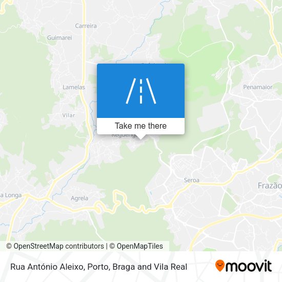 Rua António Aleixo mapa