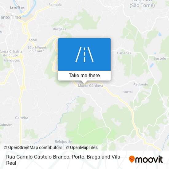 Rua Camilo Castelo Branco map