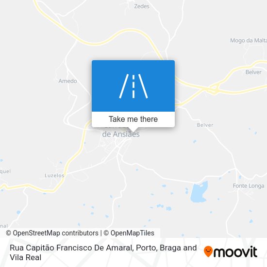 Rua Capitão Francisco De Amaral mapa