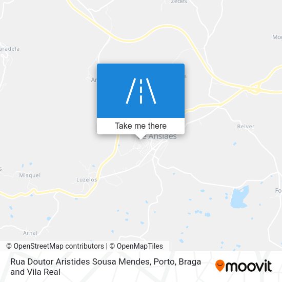 Rua Doutor Aristides Sousa Mendes mapa