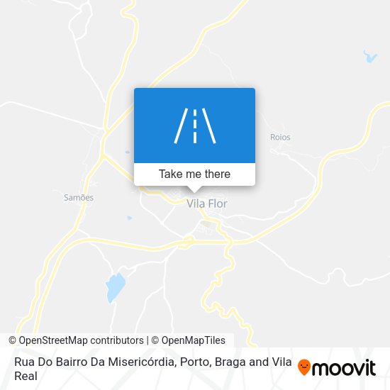 Rua Do Bairro Da Misericórdia mapa