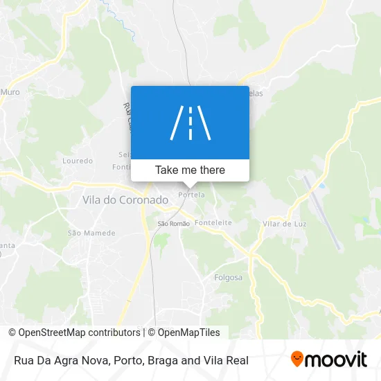 Rua Da Agra Nova map