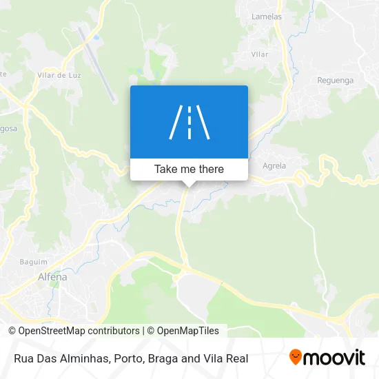 Rua Das Alminhas map