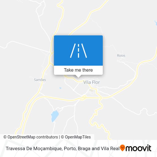 Travessa De Moçambique mapa
