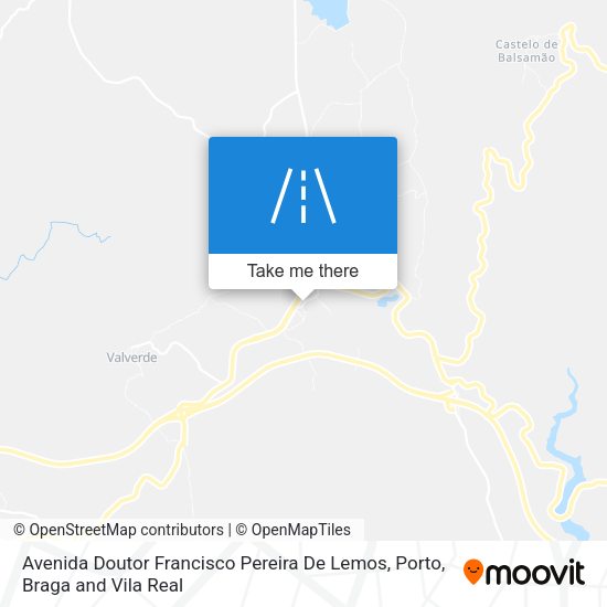Avenida Doutor Francisco Pereira De Lemos map