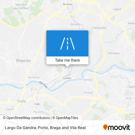 Largo Da Gandra mapa