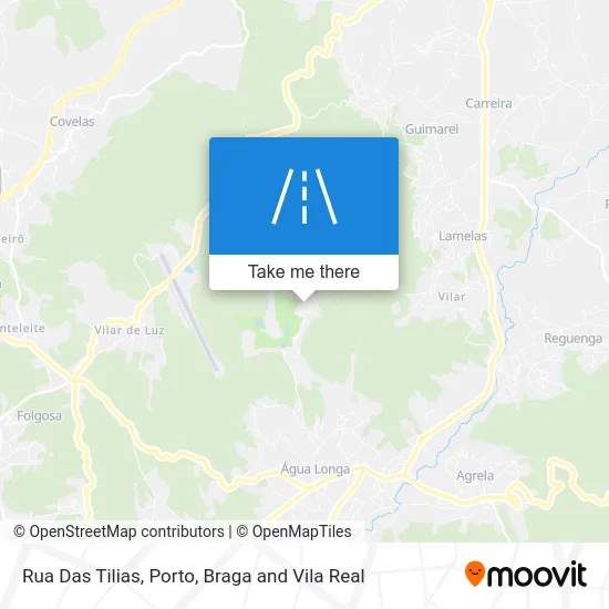 Rua Das Tilias map