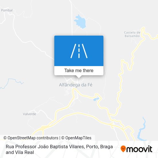 Rua Professor João Baptista Vilares map