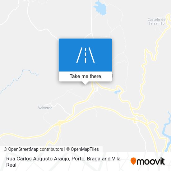 Rua Carlos Augusto Araújo mapa