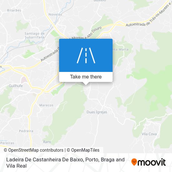 Ladeira De Castanheira De Baixo map