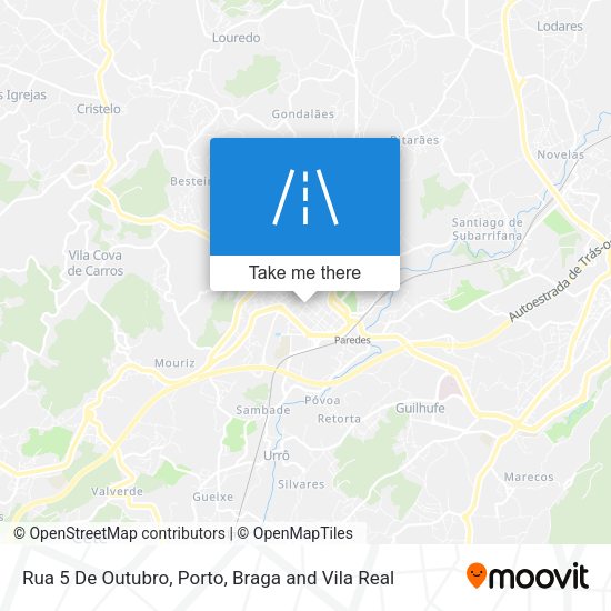 Rua 5 De Outubro mapa