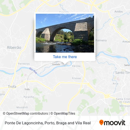 Ponte De Lagoncinha mapa
