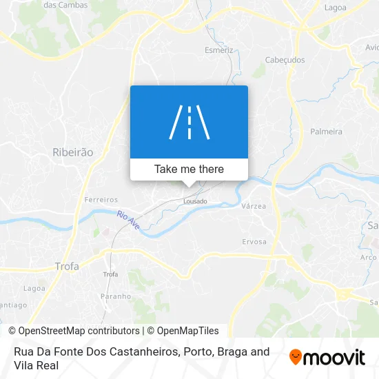 Rua Da Fonte Dos Castanheiros map