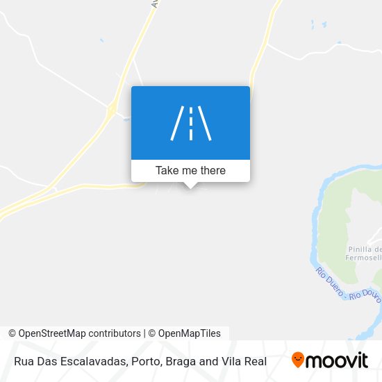 Rua Das Escalavadas mapa